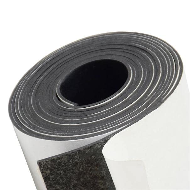 Neoprene Solid Rubber Strips with Adhesive Backing 1/8 (.125)" Thick X 2" Wid...