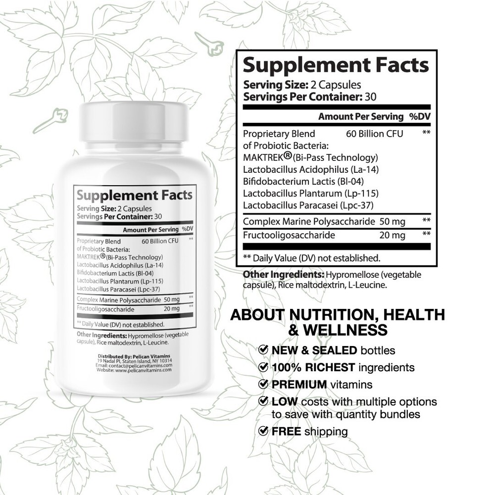 Power Bite-Teeth & Gum Support- 2 Bottles - 120 Capsules