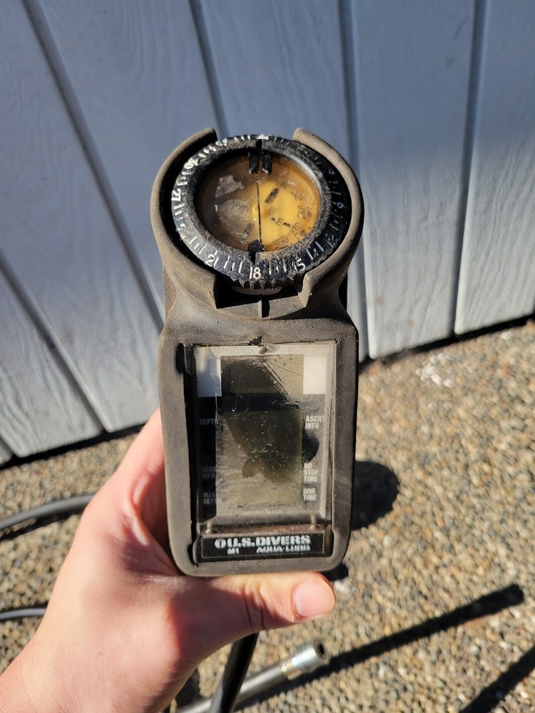 US Divers Aqua-Lung M1 SCUBA Computer & Aqua-Lung Calypso IV / UNTESTED