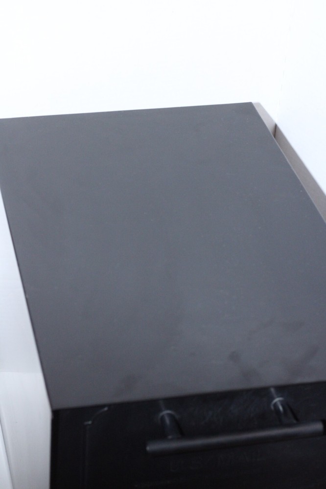 Mailcase Black Locking Mailbox See Pics/Description