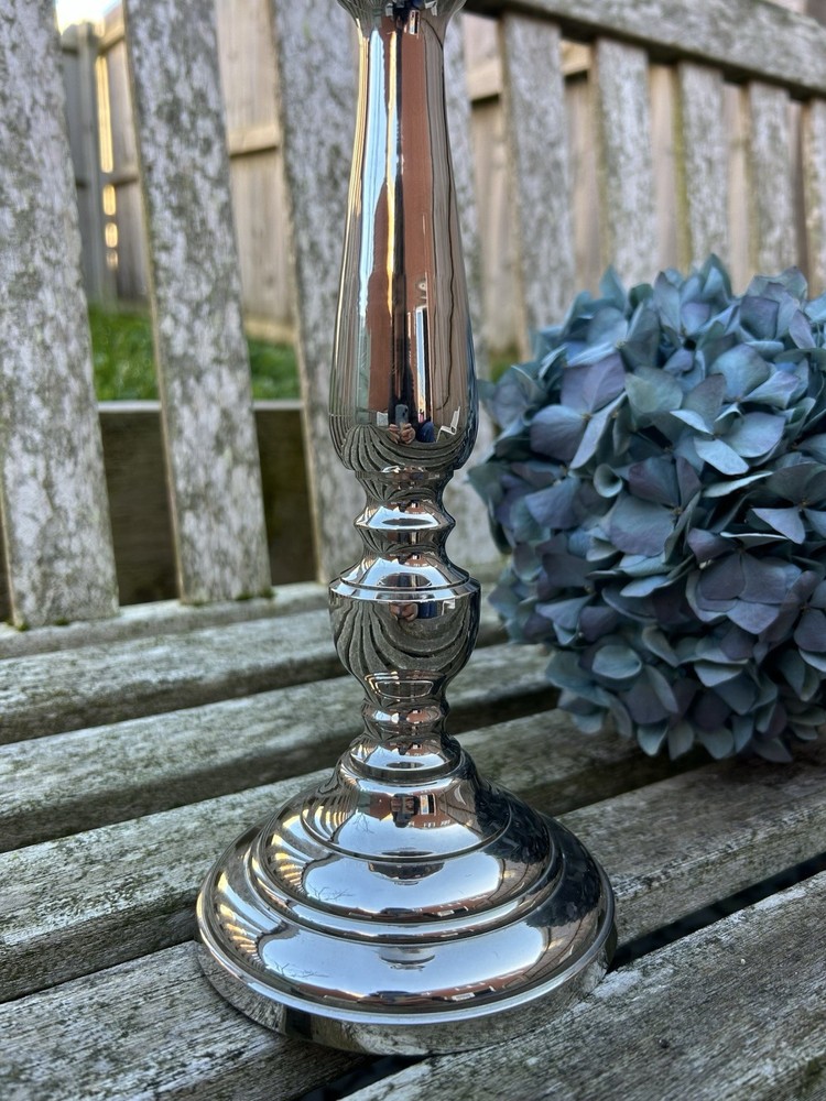 Vintage Silver Plate Candlestick Holder