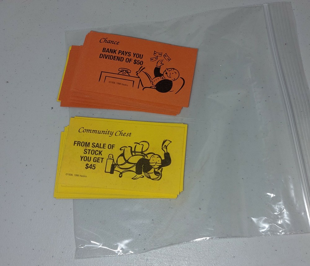Monopoly 65th Anniversary Game Pieces and Instructions
