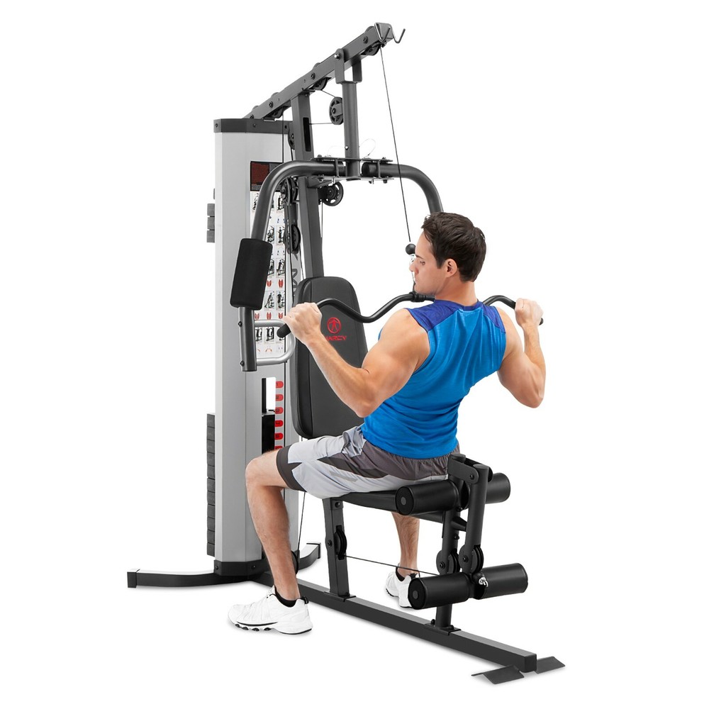 Marcy Home Gym 150 lb. Weight Stack | MWM-988 Tricep Lat Pulldown Up Dip Machine