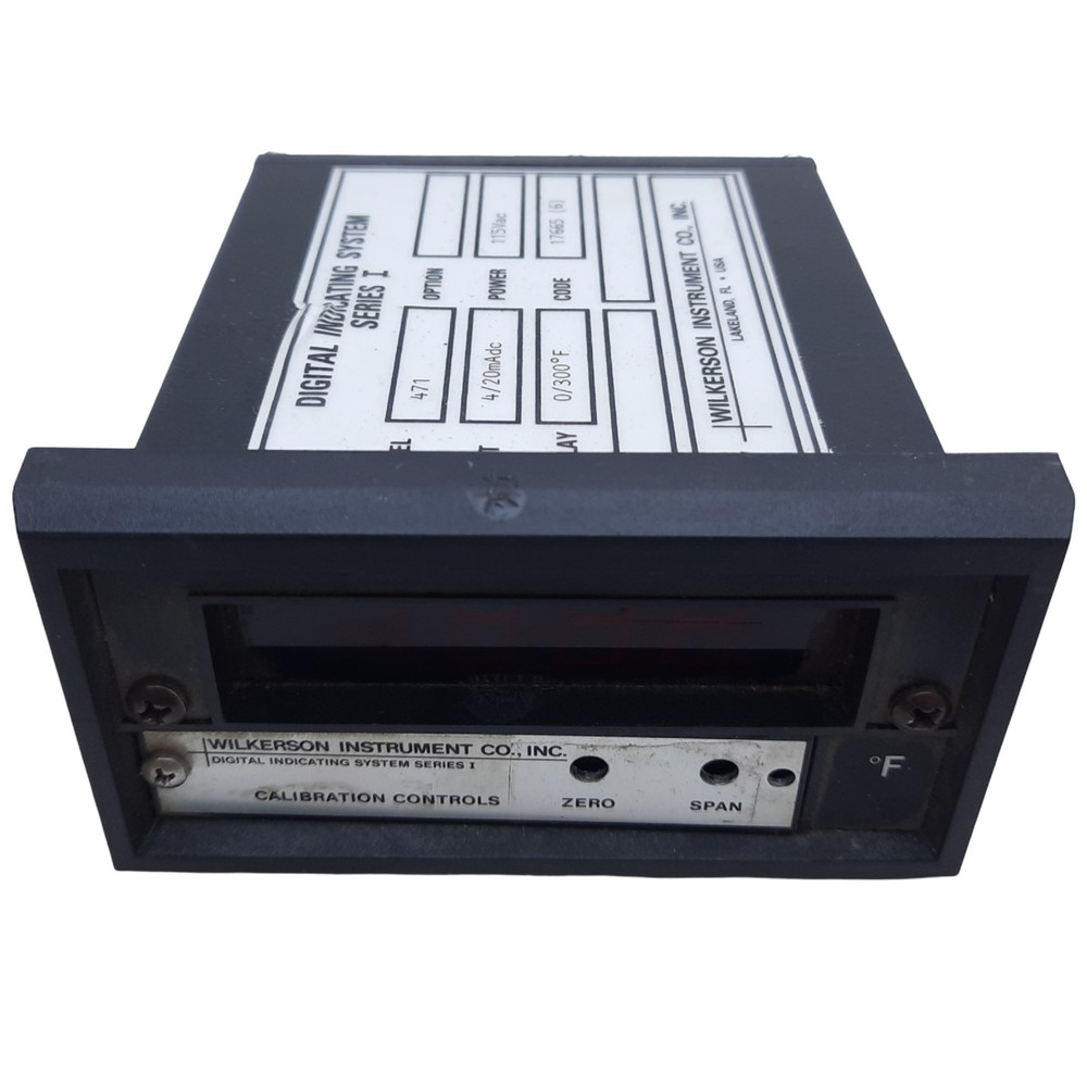 Wilkerson DIS471 DC Input Process Indicator, Input 4/20mAdc, 115V AC