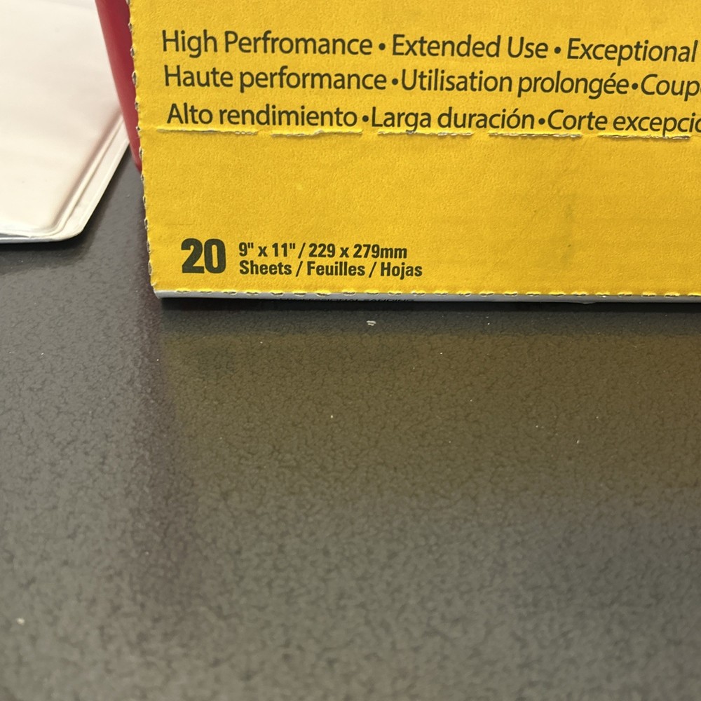 All or Gold Pro Sanding Sheets, 120 Grit, 9”x11”, 20 Sheets