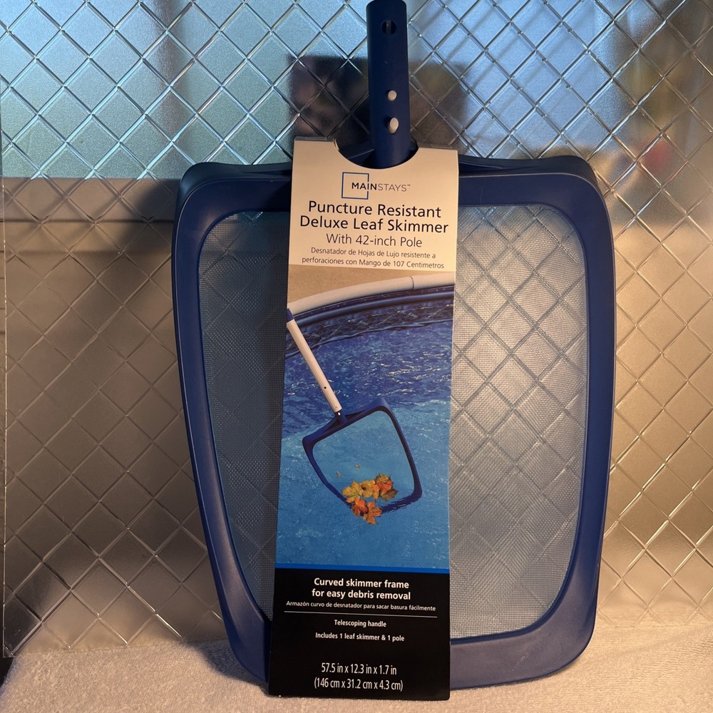 Mainstays Pool Deluxe Leaf Skimmer No Pole
