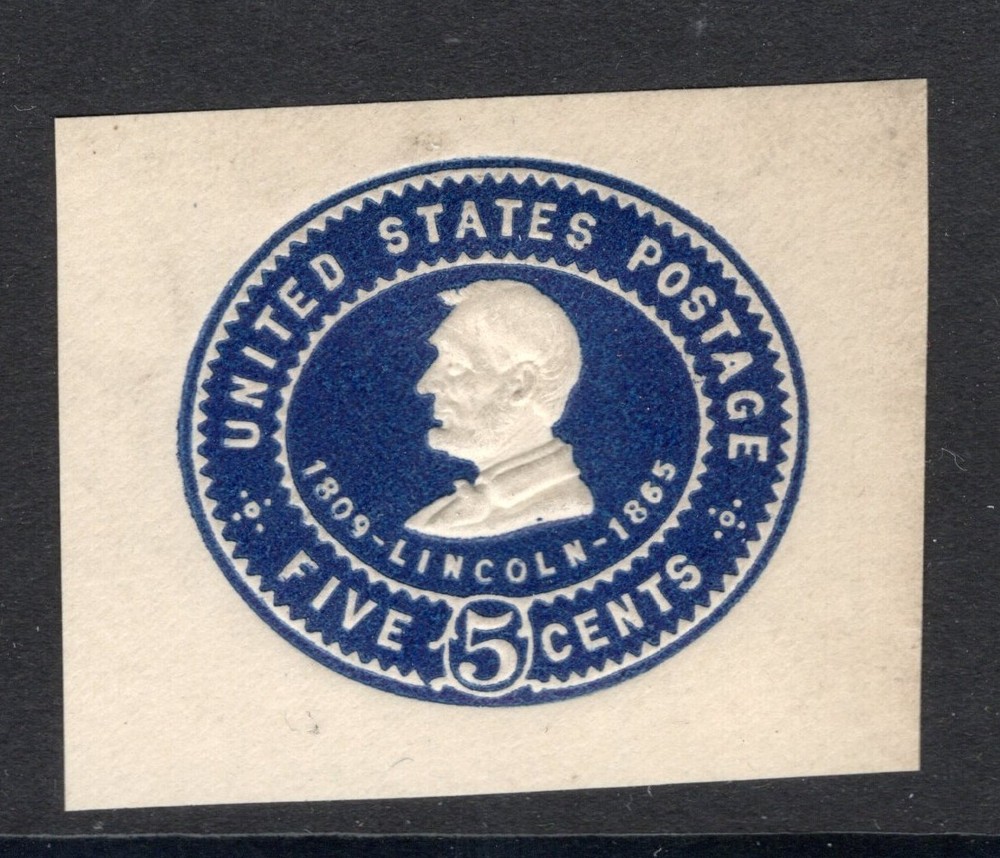 US Scott U393 Mint Hinged - Cut Square -CV 15$