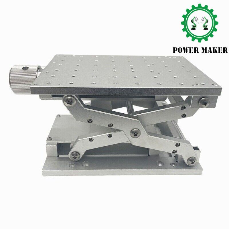 Portable 1D Laser Marking Engraving Machine Mobile Workbench Lift Moving Table