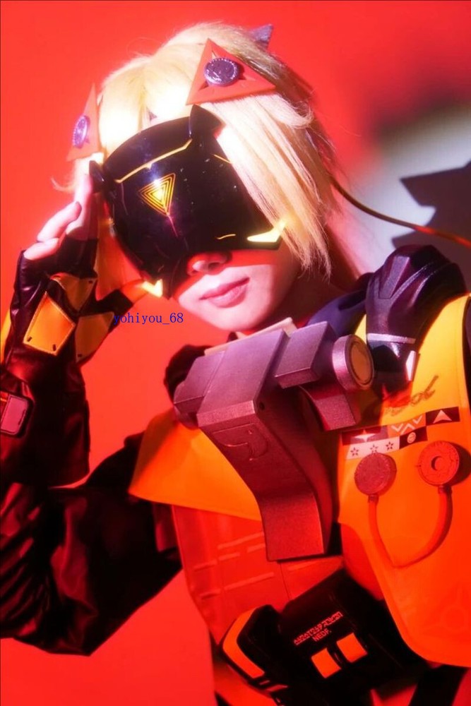 Zenless Zone Zero Trigger Half-face Mask Eye Patch Cosplay Performance Luminous