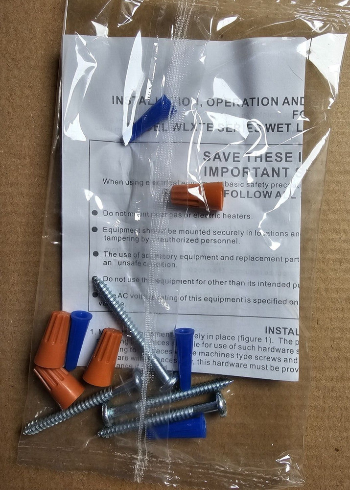 Exit/Emergency Light Wet Location Combo CWLXTEREM-HTR LED Red Letters