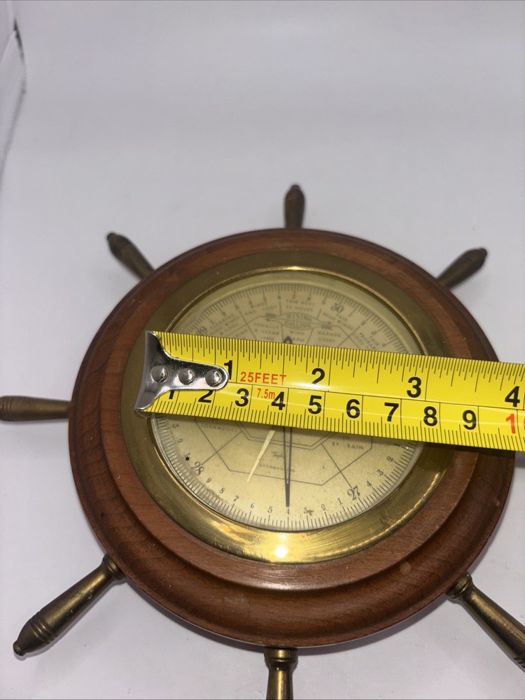 Vintage Gischard Weather Guide Barometer