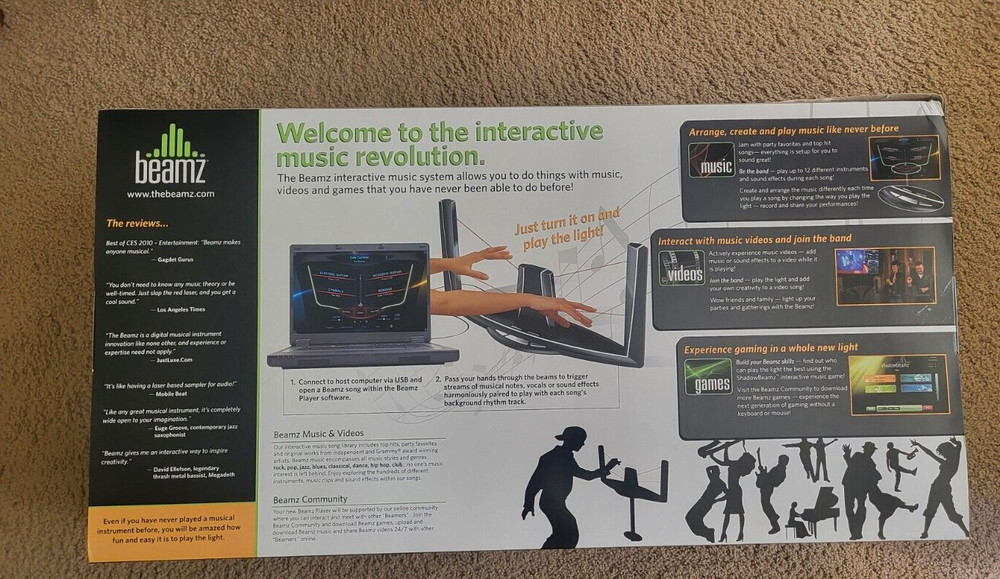 Beamz Interactive Player Model C1, PRO Interactive Music System.