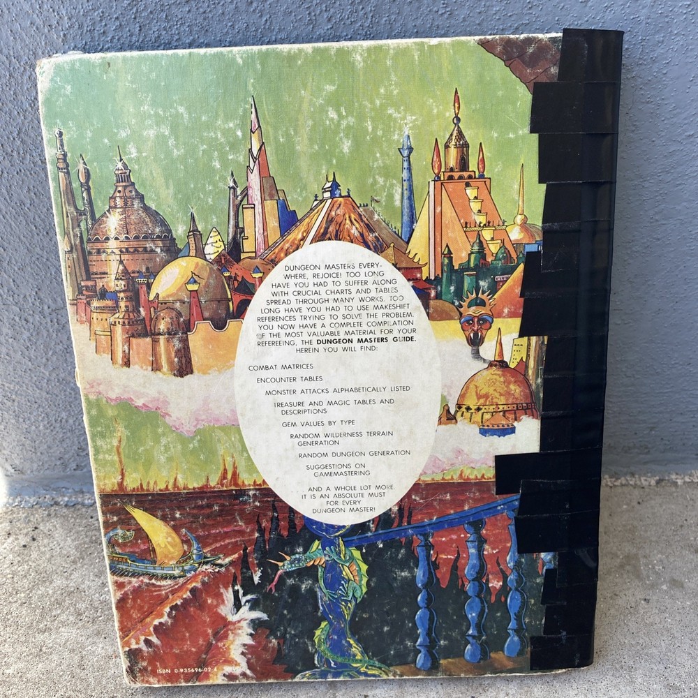 Dungeons & Dragons Advanced D&D Dungeon Master's Guide Revised Edition 1979