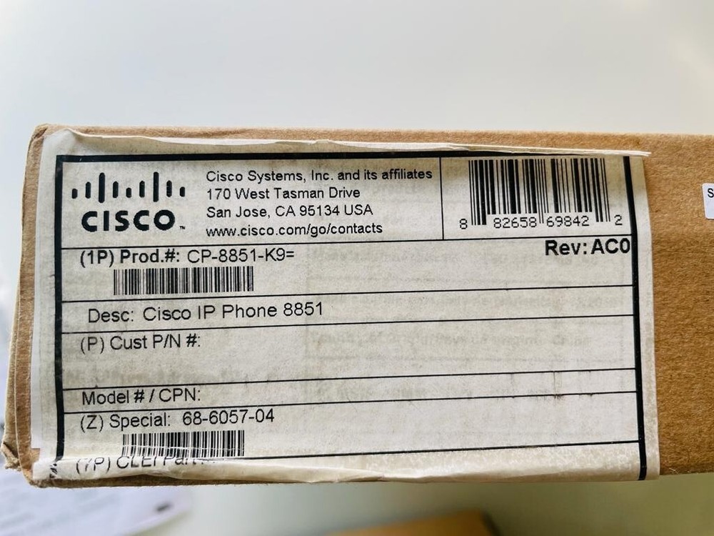 Cisco IP Phone 8851