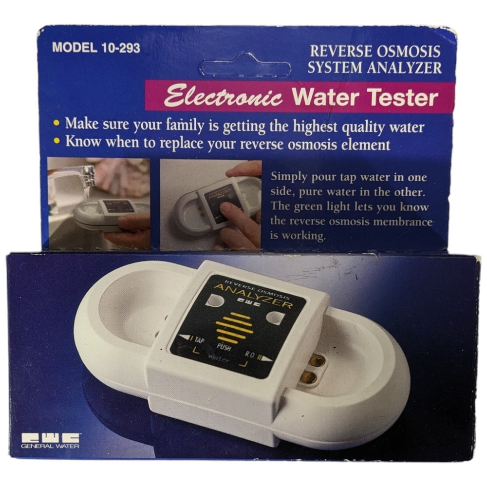 Water Quality Tester Reverse Osmosis  System Analyzer 10-293 Electronic