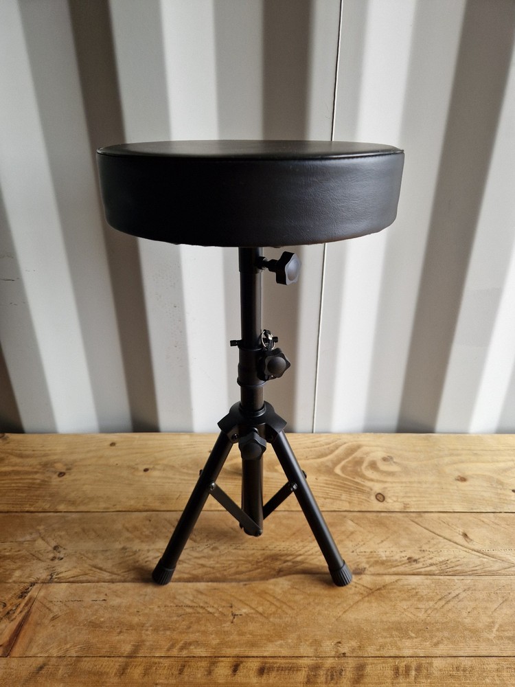 Drum throne padded musician seat / stool