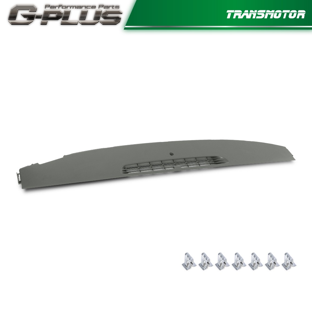 Instrument Upper Dash Trim Panel Fit For 07-13 Chevy GMC Replace 23224733 Gray