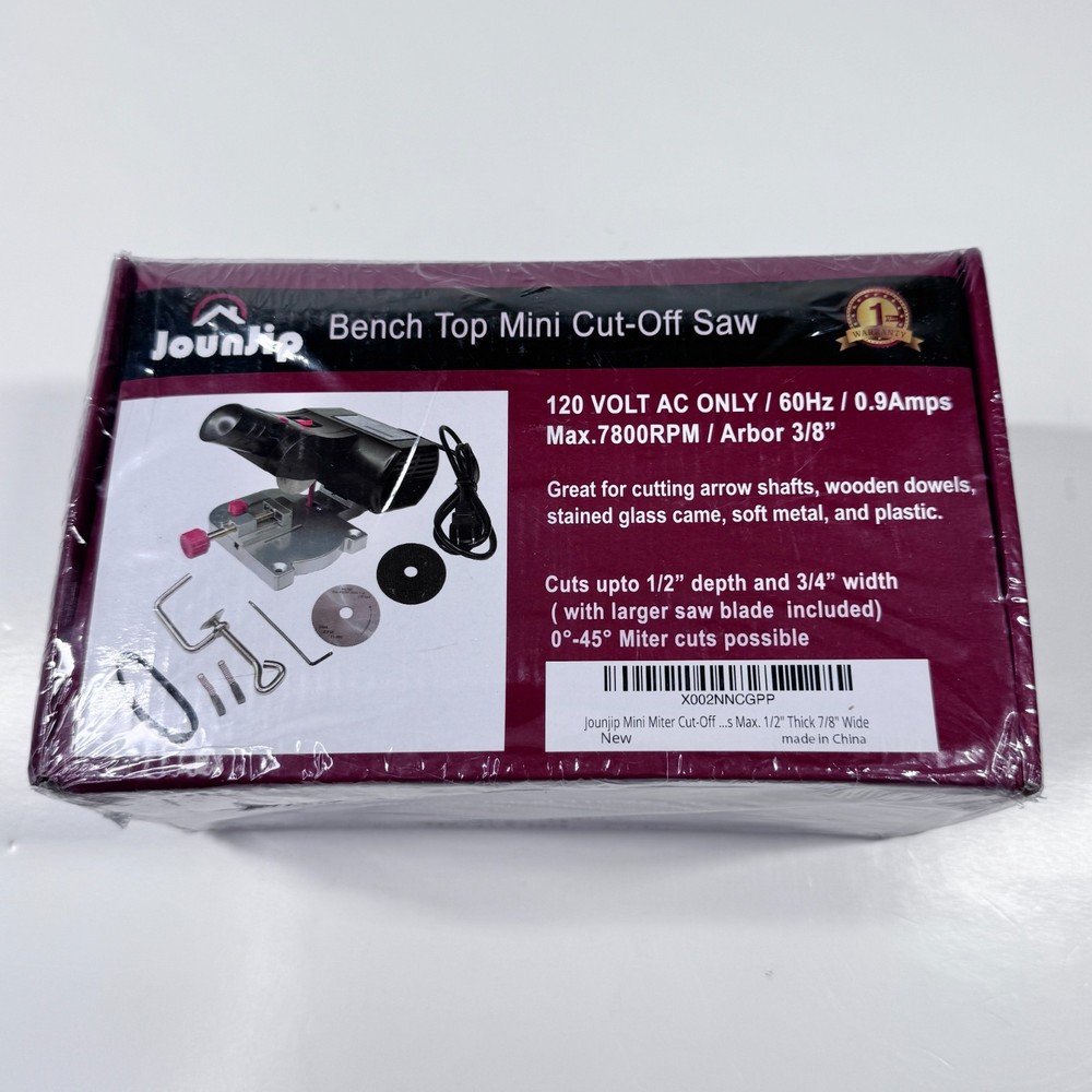 JOUNJIP Mini Miter Cut-Off Chop Saw for Hobby Miniature Model Making - NEW!