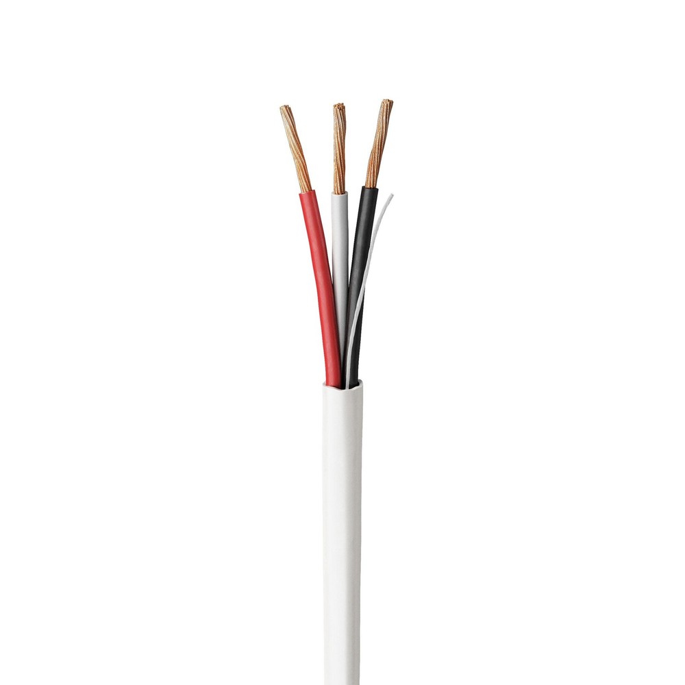 Voltive 16/3 Speaker Wire - CL3R - Riser - OFC - 500ft - White