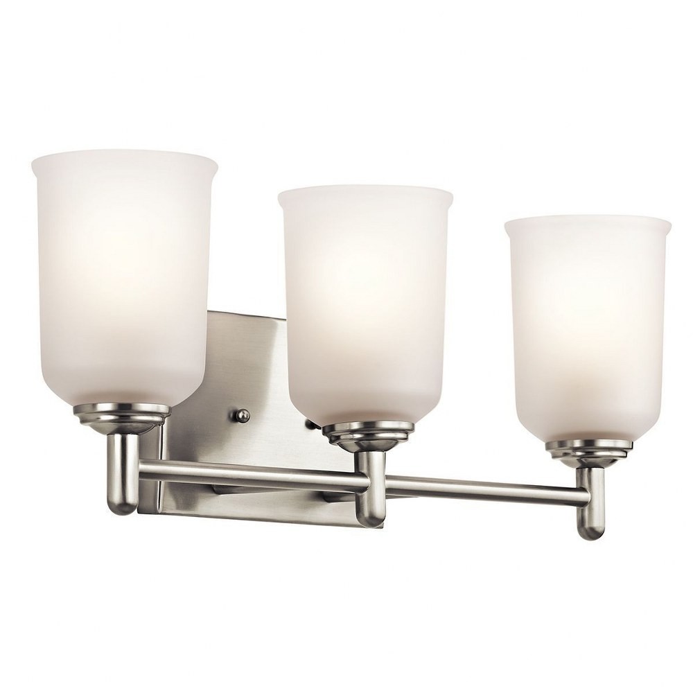 Shailene - 3 Light Bath Vanity Approved for Damp Locations - with Transitional