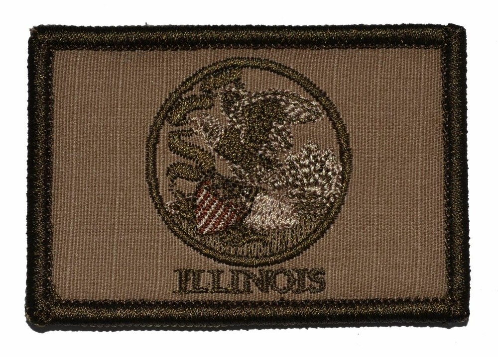 Illinois State Flag - 2x3 Patch