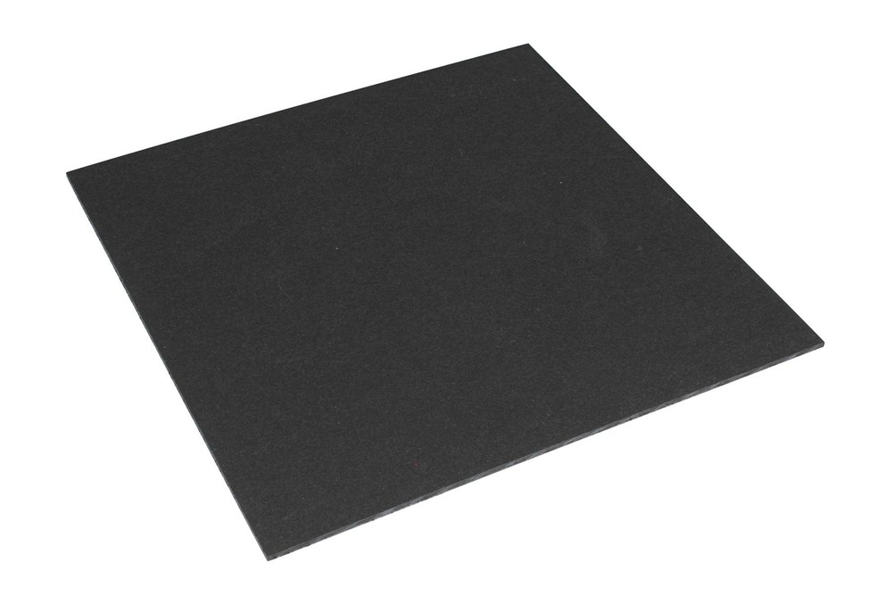 Bobbin Flatwork Material 6" x 6" x .062" thickness - Black