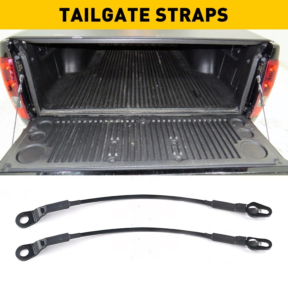 2x Tailgate Support Cable For Chevy Avalanche Silverado GMC Sierra Pair Set Kit