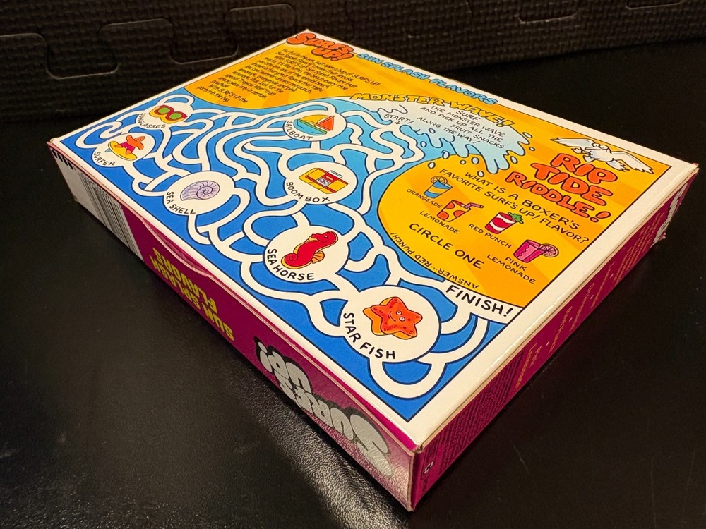 Surfs Up fruit snacks - Empty custom design display box