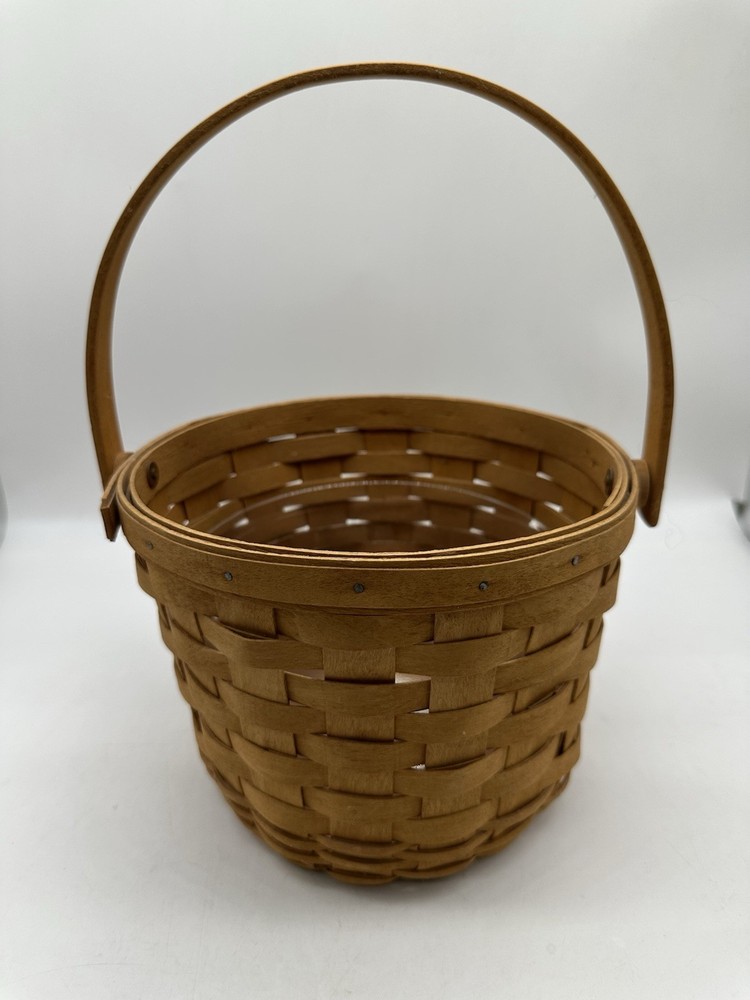 Longaberger 1995 Fruit Basket with Protector Single Handle