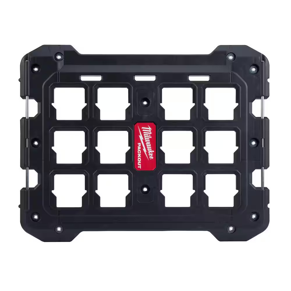 Milwaukee Mounting Plate Wall Floor Modular Tool Storage System Heavy Duty