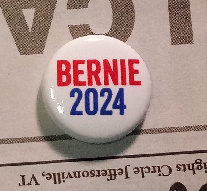 Bernie 2024 Pinback Button