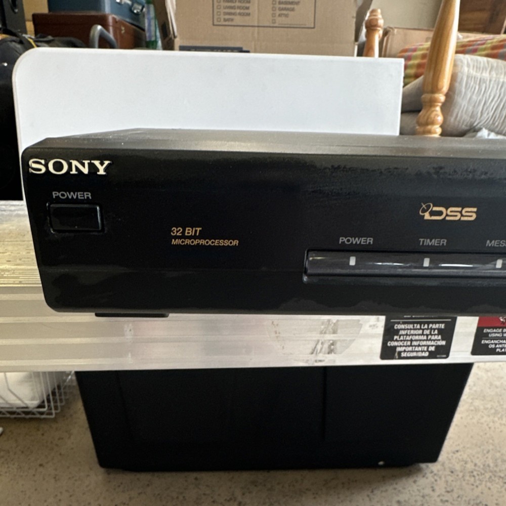 Sony SAT-B3 Digital Satellite Receiver 32 Bit Microprocessor S-Video RCA