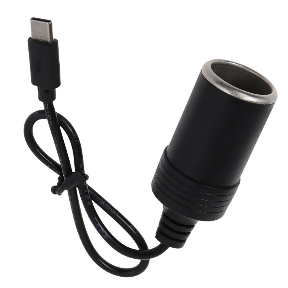 USB Type C to Car Cigarette Lighter Socket Adapter For 45W PD Charger bb