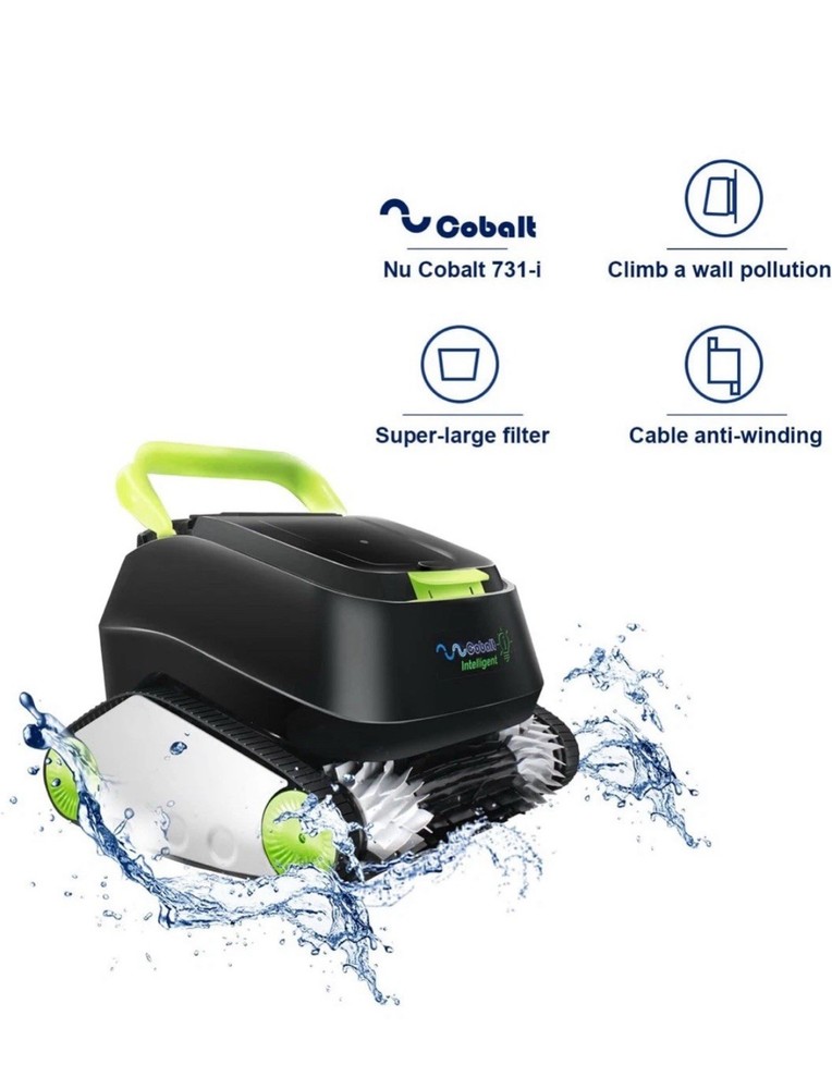 Automatic Pool Robot Wall Climber for Medium to Large In Ground Pools