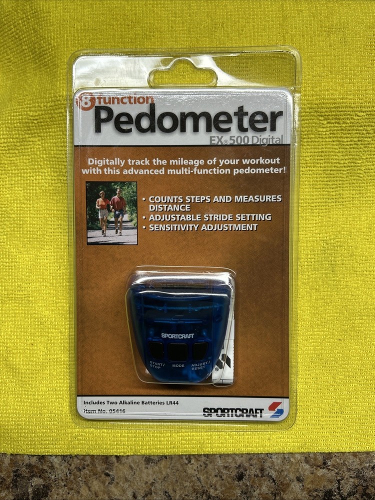 Sportcraft EX 500 Digital 8 Function Pedometer 05416 New & Sealed 🔥🔥