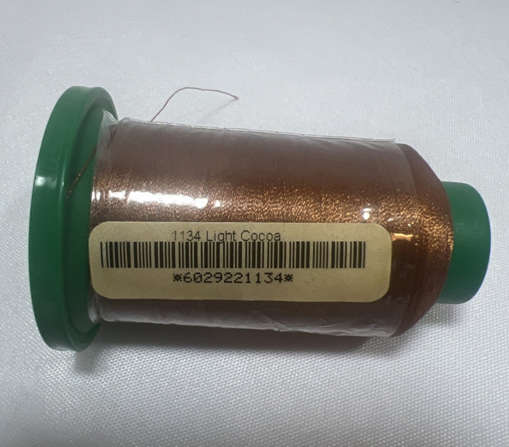 Isacord Embroidery Thread - Light Cocoa 1134 - 1000m 40 wt