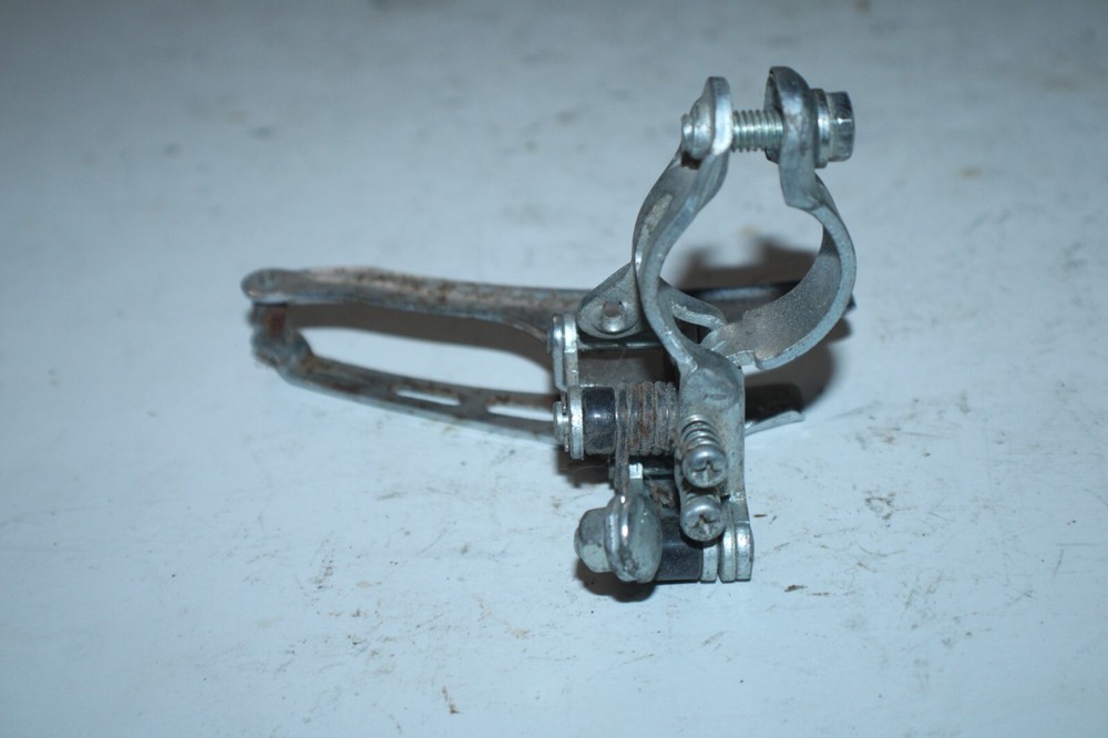Vintage Techtra Double Front MTB Derailleur 1" Clamp-On Bottom Pull USA Shipper