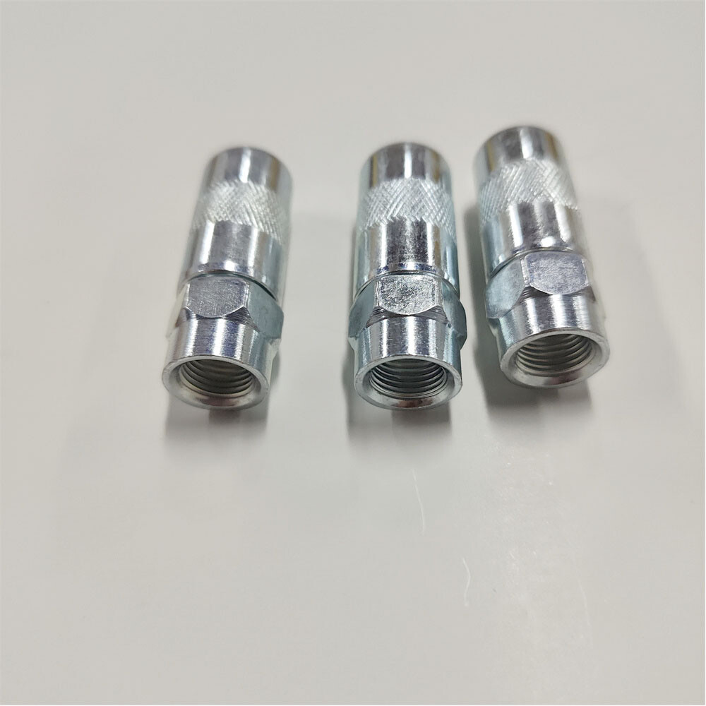 3PC Heavy Duty 1/8 In. Npt Grease Gun Coupler Flat Nozzle US