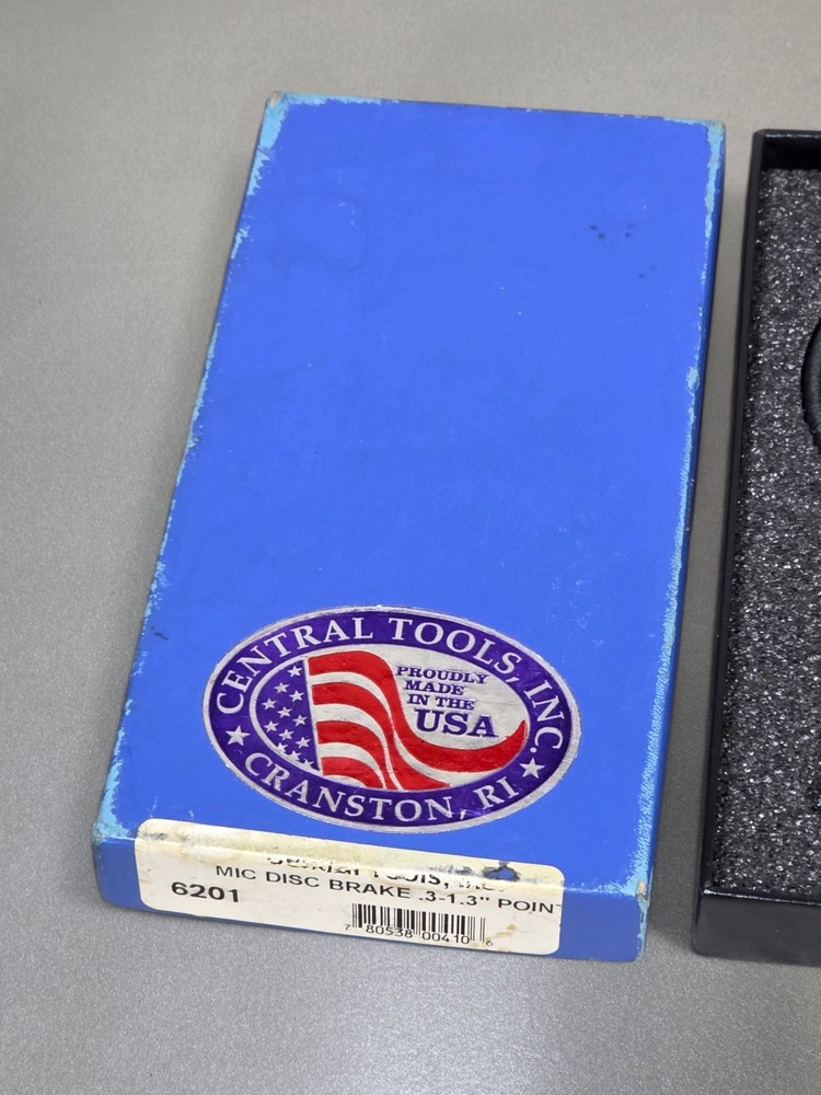 Central Tools Disk Brake Micrometer 6201 Mic