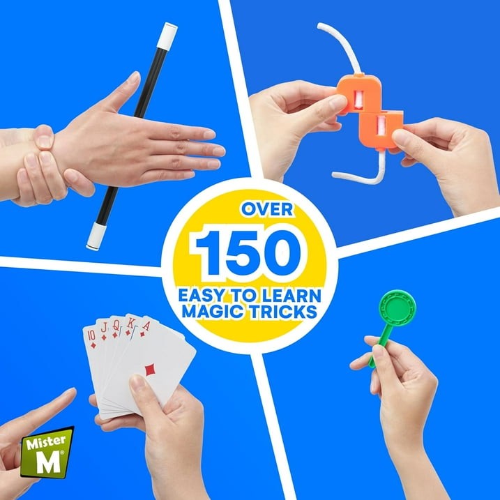 Magic Tricks for Kids Magic Kit with 200+ Tricks Beginner Set Ages 5+