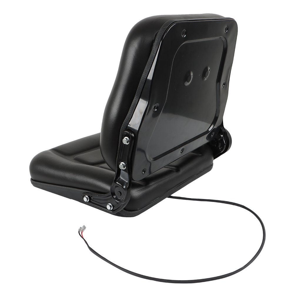 Universal Forklift Seat Fold Down Tractor Seat with Adjustable Angle Back Switch