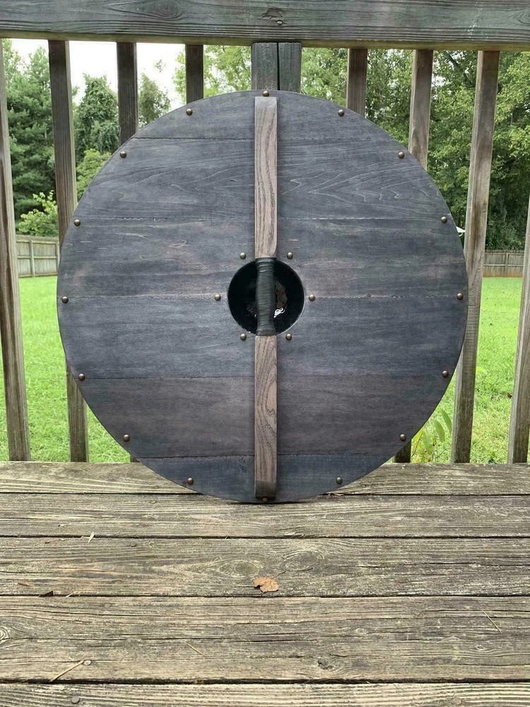 Medieval Eivor Valhalla Raven Shield Authentic Battleworn Viking Shield