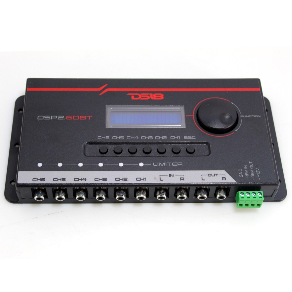 DSP Crossover & Equalizer 6 Channel Digital Processor Bluetooth DSP2.6DBT DS18