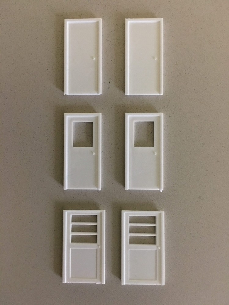 Pikestuff 1200 HO Scale Assorted Personal Doors | 6 Doors |  $5 Offer
