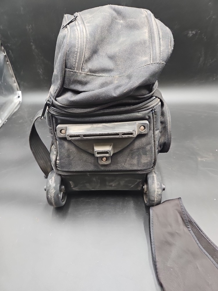 Ebonite Transport Ball Roller Bowling Bag Black