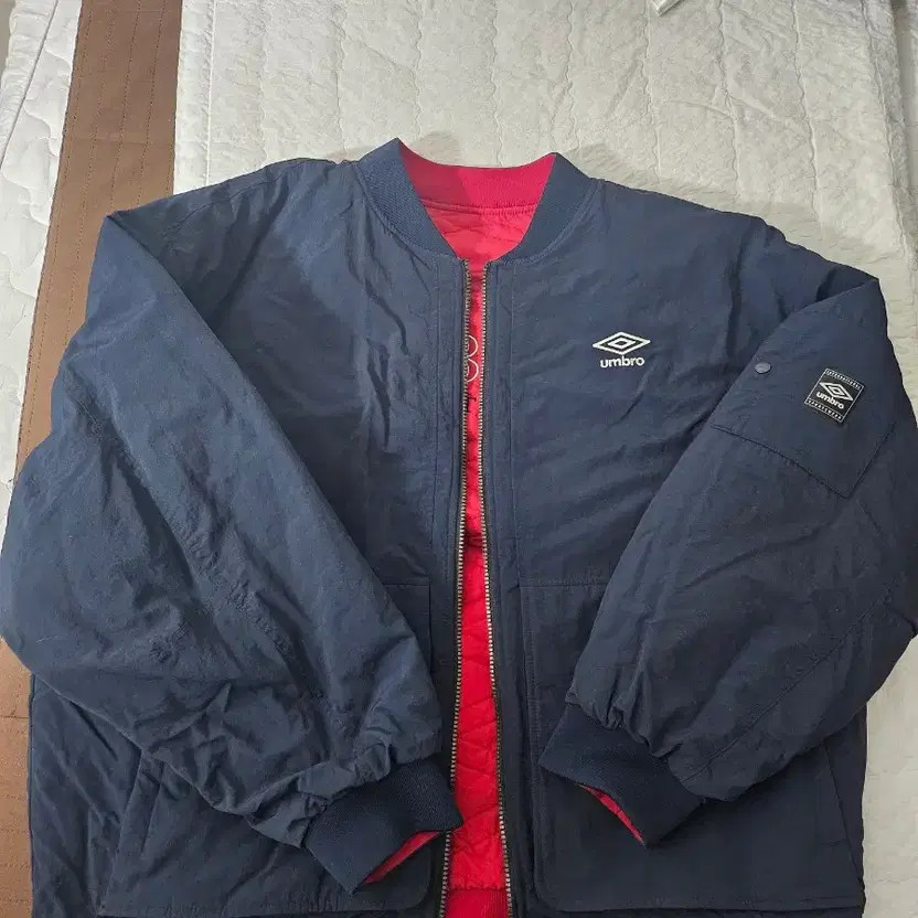 Umbro Reversible Quilted Puffer Jacket for Men