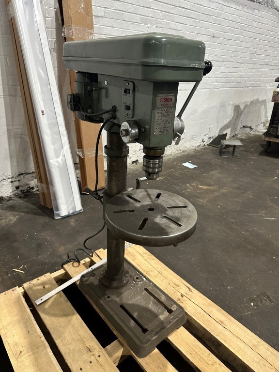 FISHER #50-IND 1/2HP DRILL PRESS - 115V