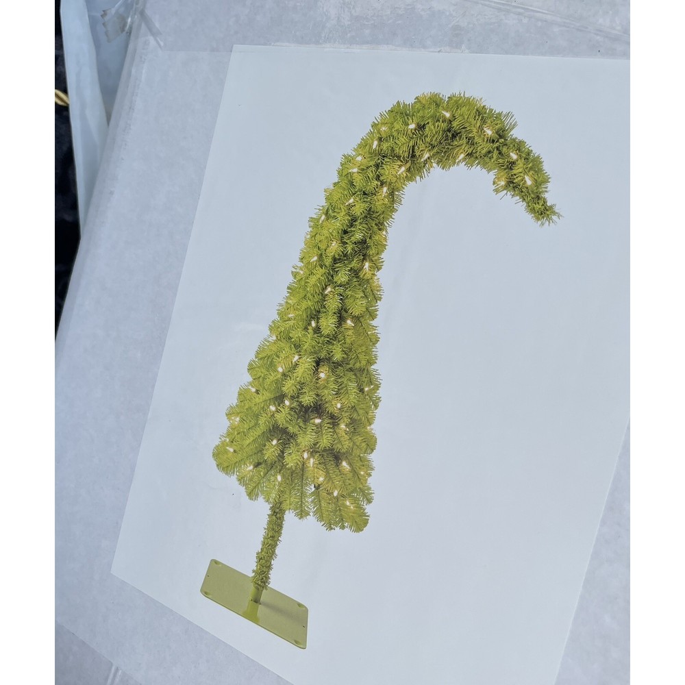 Whimsical GRINCH Pre-Lit Christmas Tree - 3 ft