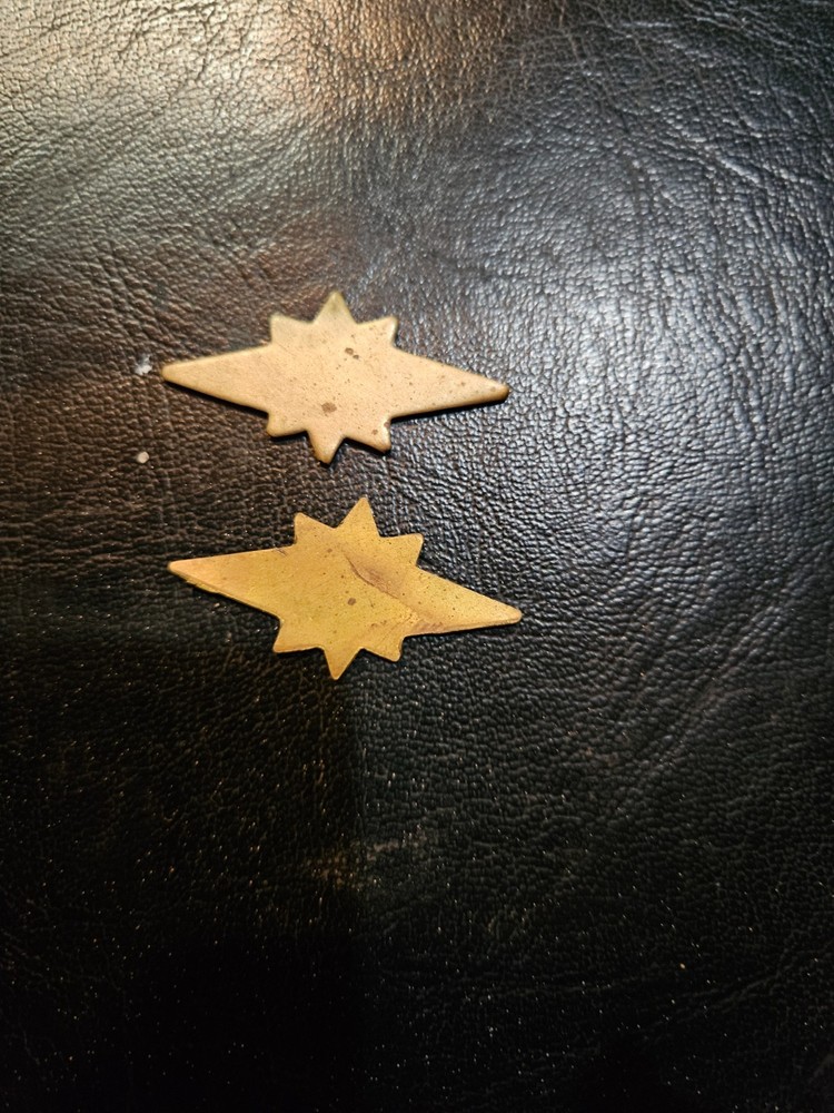 Brass Rifle Star Inlay