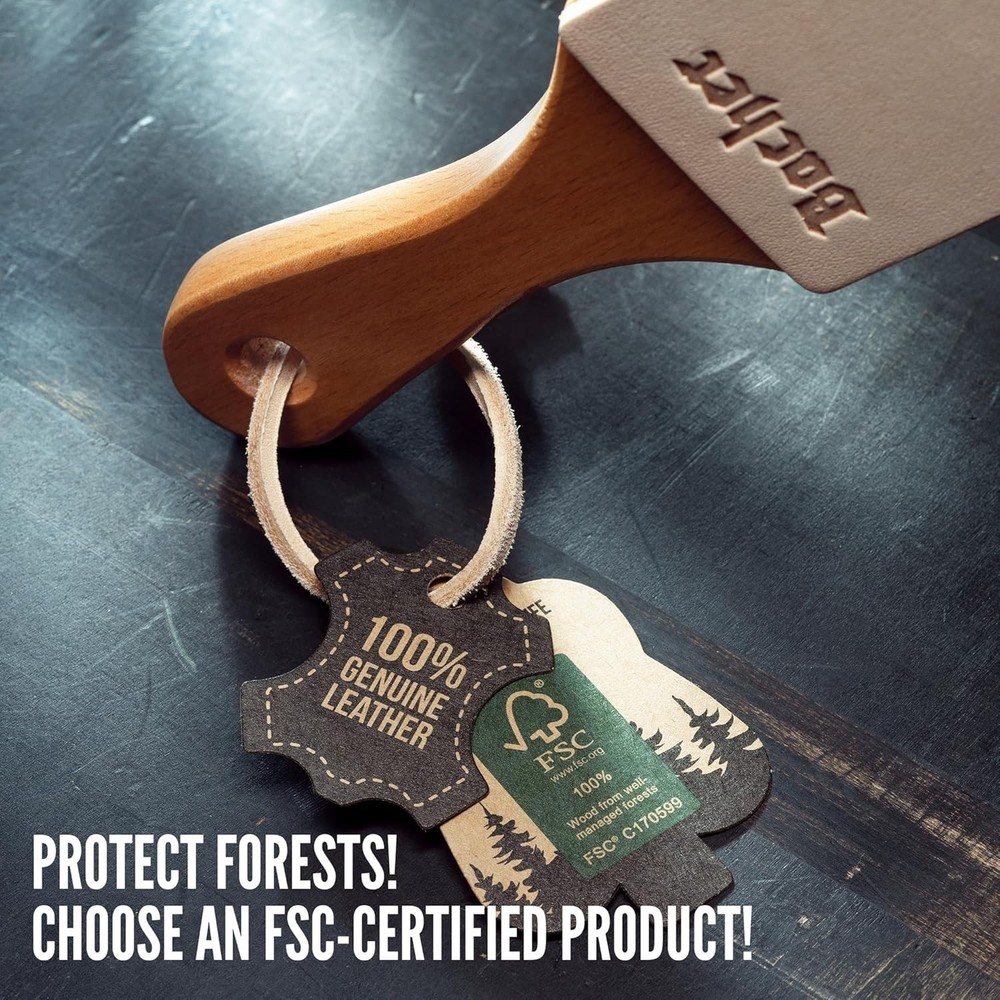 Leather Knife Strop with Polishing Compound